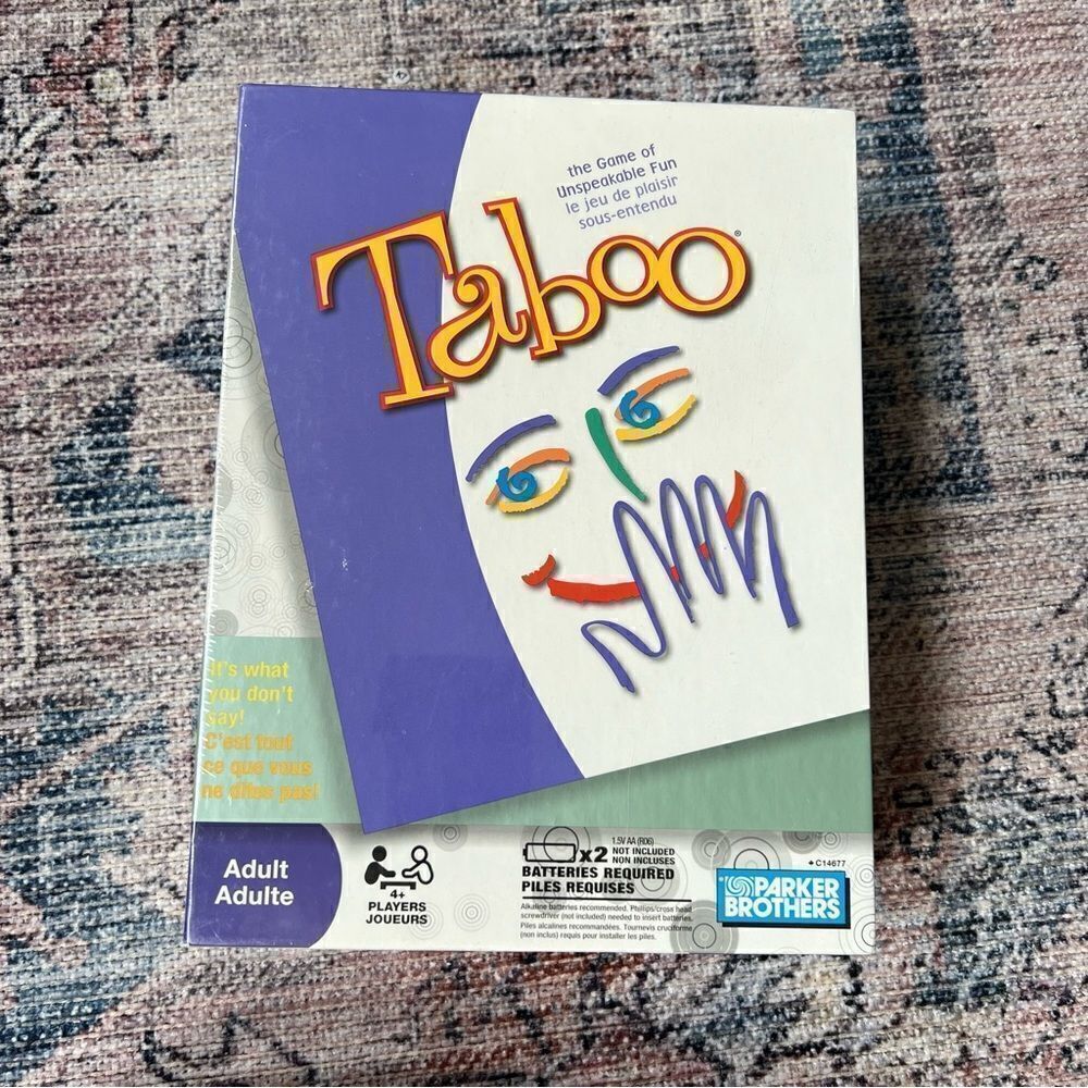 Parker Brothers Taboo - The Game of Unspeakable Fun Brand New Shrink Wrapped